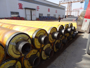 黄夹克聚氨酯复合保温钢管